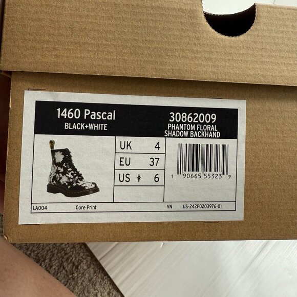 Dr. Martens 1460 Pascal Boots Women's 6 Multi Phantom Floral Lace Up Combat NIB - Picture 7 of 14
